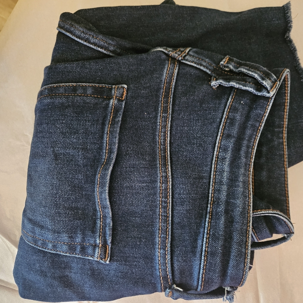 LC Lauren Conrad Dark Blue Ankle Jeans - Picture 4 of 4
